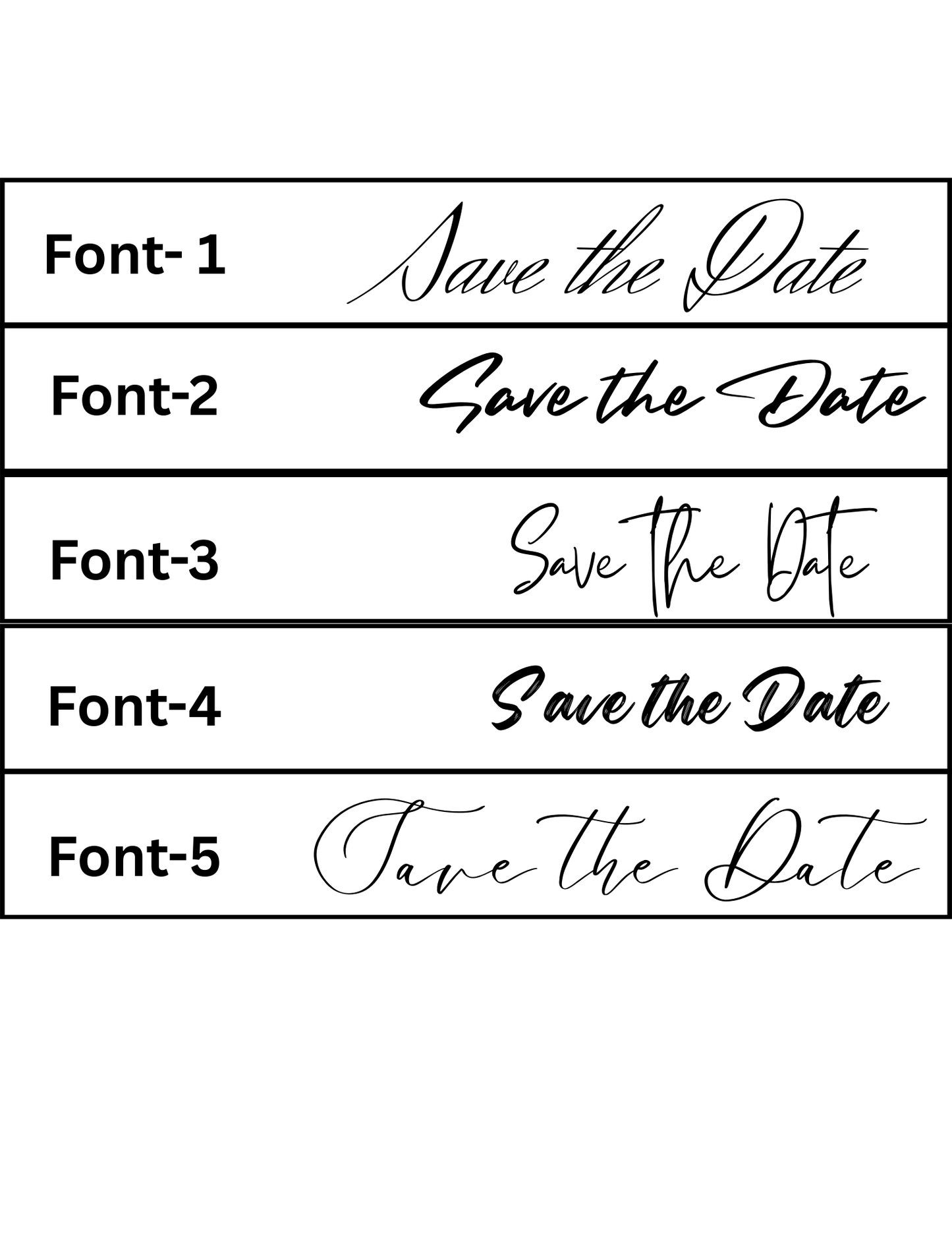 Save The Date Magnets