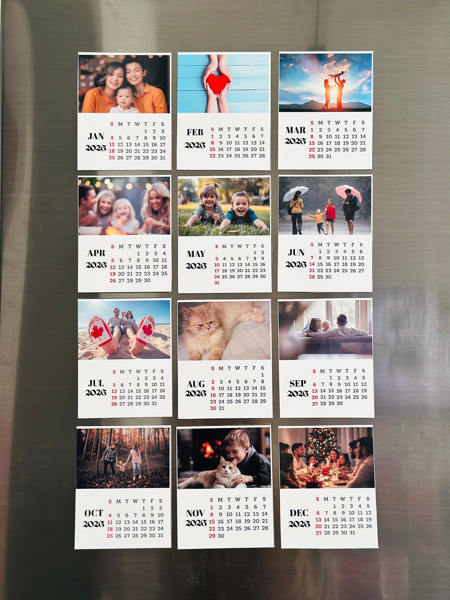 Personalized Calendar Magnet